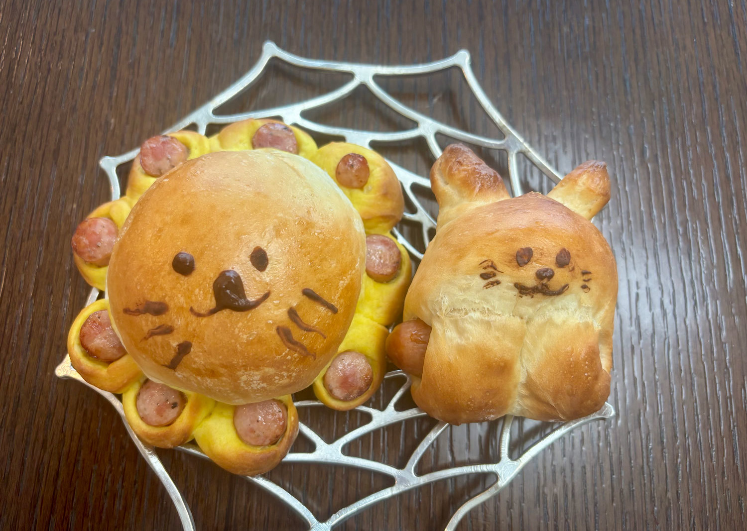 森の動物パン